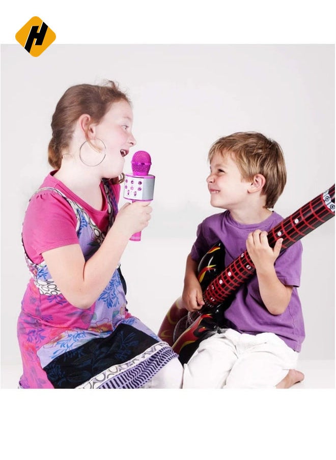 HuHa Wireless Bluetooth Karaoke Microphone for Kids Girls Gifts for 5-10 Year Old Boys, Girls  - Image 3