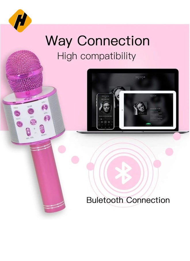 HuHa Wireless Bluetooth Karaoke Microphone for Kids Girls Gifts for 5-10 Year Old Boys, Girls  - Image 4