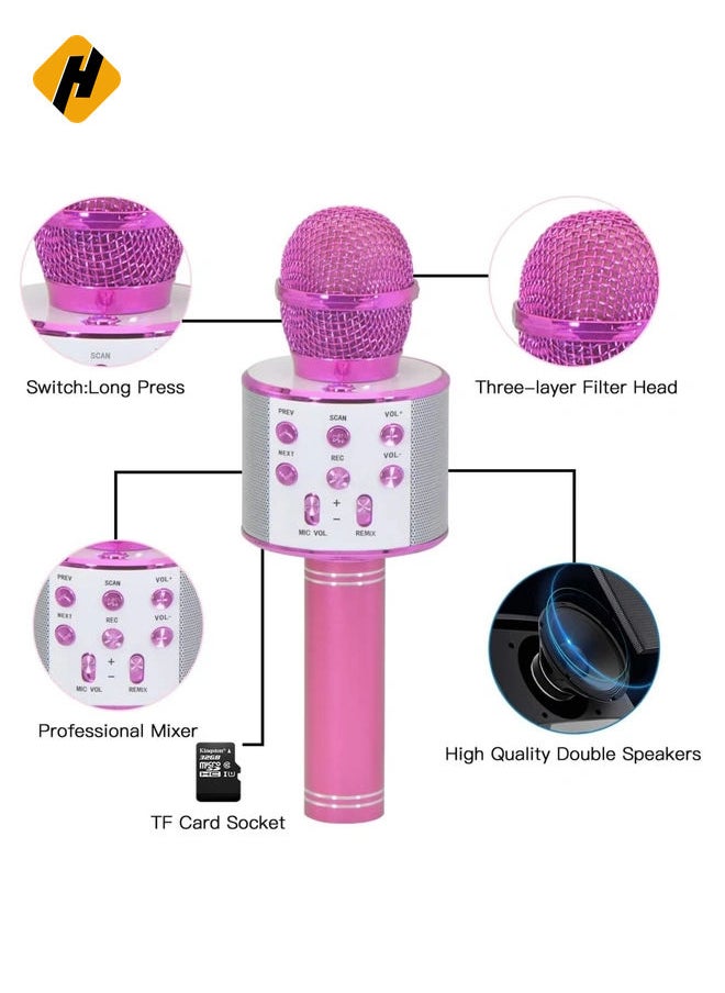 HuHa Wireless Bluetooth Karaoke Microphone for Kids Girls Gifts for 5-10 Year Old Boys, Girls  - Image 5