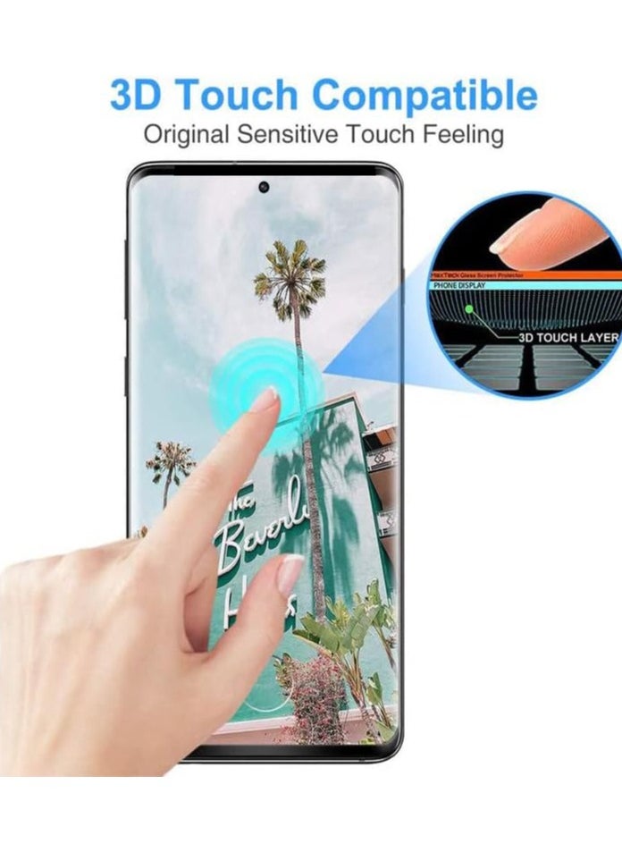 Generic - compatible with Honor X9a ,Tempered Glass Screen Protector [Support Fingerprint Unlock],  High definition transparent anti-scratch, no bubbles, easy to install(2pack) - Image 1