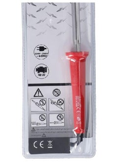 JS TOOLS 40W 220V Rapid Heating Stable Ergonomic Handle Soldering Iron Red And Silver Hs 060 40W  - Image 2