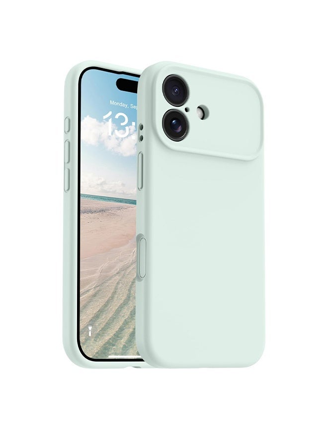 المغناطيسي لآيفون 17 حالة,متوافق مع Magsafe,حالة الهاتف المحمول السيليكون السائل الكلاسيكي,زر التحكم الكاميرا المتكامل,بطانة الخدش الميكروفايبر,النعناع الأخضر - Image 1