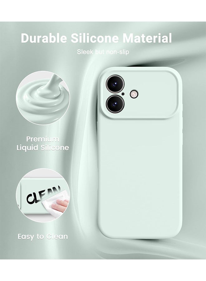 المغناطيسي لآيفون 17 حالة,متوافق مع Magsafe,حالة الهاتف المحمول السيليكون السائل الكلاسيكي,زر التحكم الكاميرا المتكامل,بطانة الخدش الميكروفايبر,النعناع الأخضر - Image 3