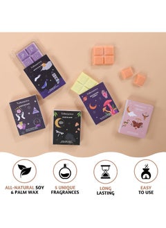 Folkulture Folkulture Wax Melts or Wax Cubes, Set of 5 Scented Wax Melts for Warmer  - Image 2