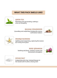 Folkulture Folkulture Wax Melts or Wax Cubes, Set of 5 Scented Wax Melts for Warmer  - Image 3