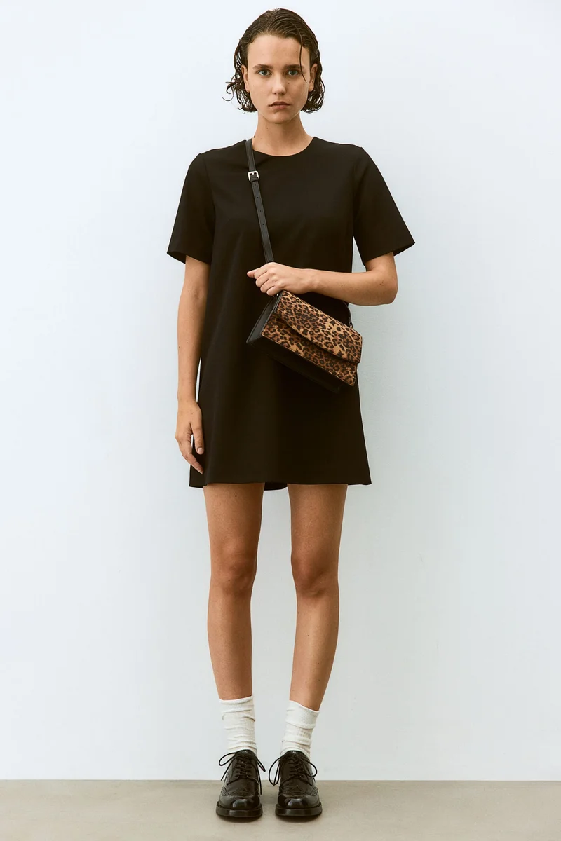 اتش اند ام Patterned Crossbody Bag