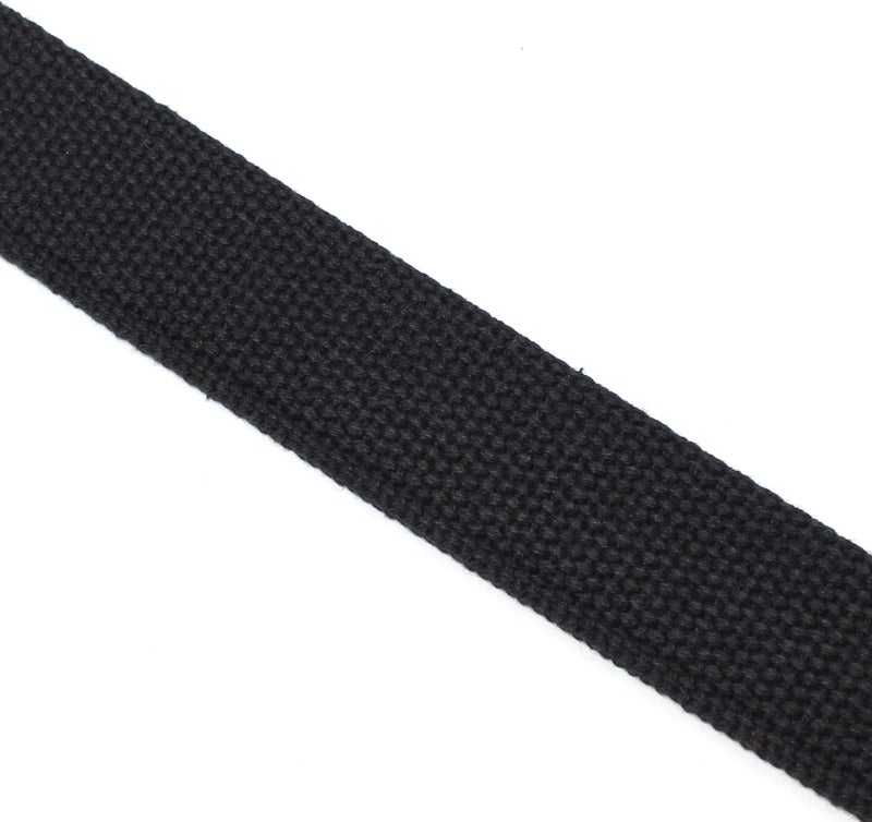 BC Belts Canvas Web Belt Military Style with Antique Brass Buckle and Tip 50" Long (Black) - Image 4