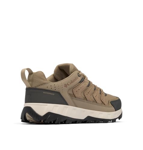 Columbia Mens Strata Trail Low Waterproof, Pebble/Spice, 9 - Image 2