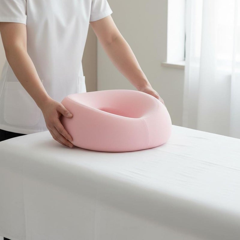 predolo Massage Table Face Pillow Breathable Memory Foam Face Cradle Portable Headrest Cushion for Beauty Salon, Navy Blue, Upgraded - Image 4