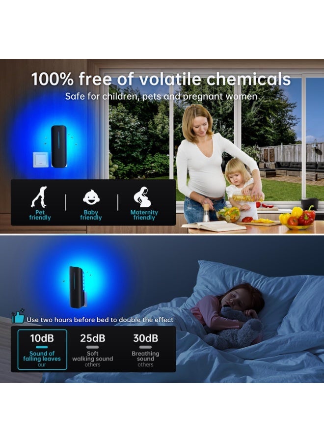 general Flying Insect Trap Plug in Mosquito Bug Indoor  Catcher with 9W Night UV Light, 10 Sticky Glue Board Refills for Home Office - Image 3