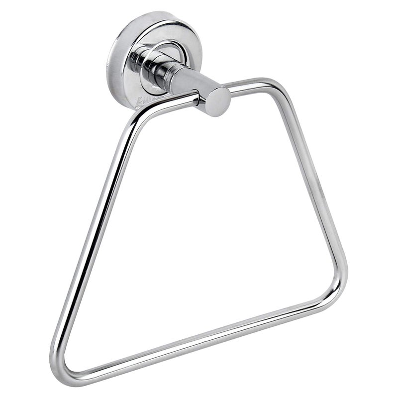 SBD Stainless Steel Bathroom Towel Ring | Napkin Holder | Towel Hanger | Towel Ring for Bathroom Chrome Finished (Towel Ring, Trapzo) - Image 1