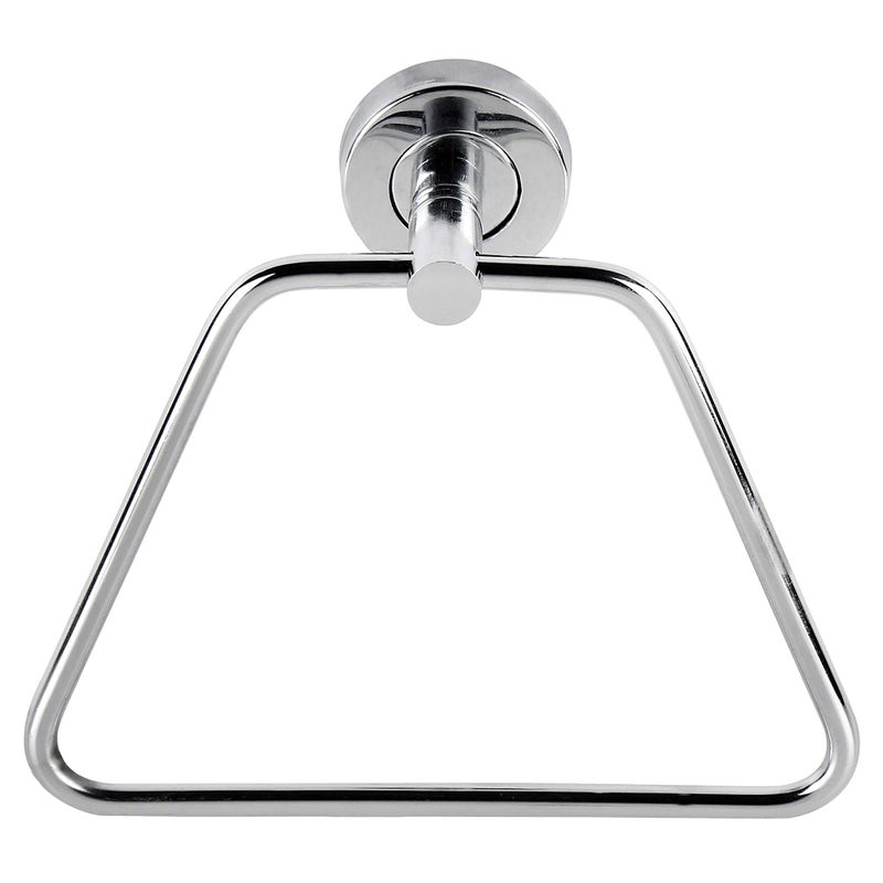 SBD Stainless Steel Bathroom Towel Ring | Napkin Holder | Towel Hanger | Towel Ring for Bathroom Chrome Finished (Towel Ring, Trapzo) - Image 2
