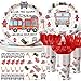 HaPiBiDesign Fire Truck Party Supplies for 20 Guests Firefighter Birthday Party Supplies Include Fire Truck Plates and Napkins Cups and Cutlery Fire Truck Birthday Decorations Tableware Set for Boys Birthday - Image 3