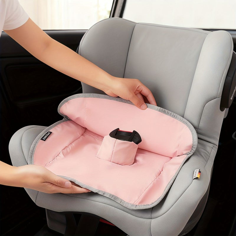 1pc Baby Car Seat Cushion Absorbent Leak Proof Dining Chair Mat Polyester Material Easy To Clean Suitable For Most Car Seats Strollers High Chairs All Season Use Black Home And Travel Essential - Image 4