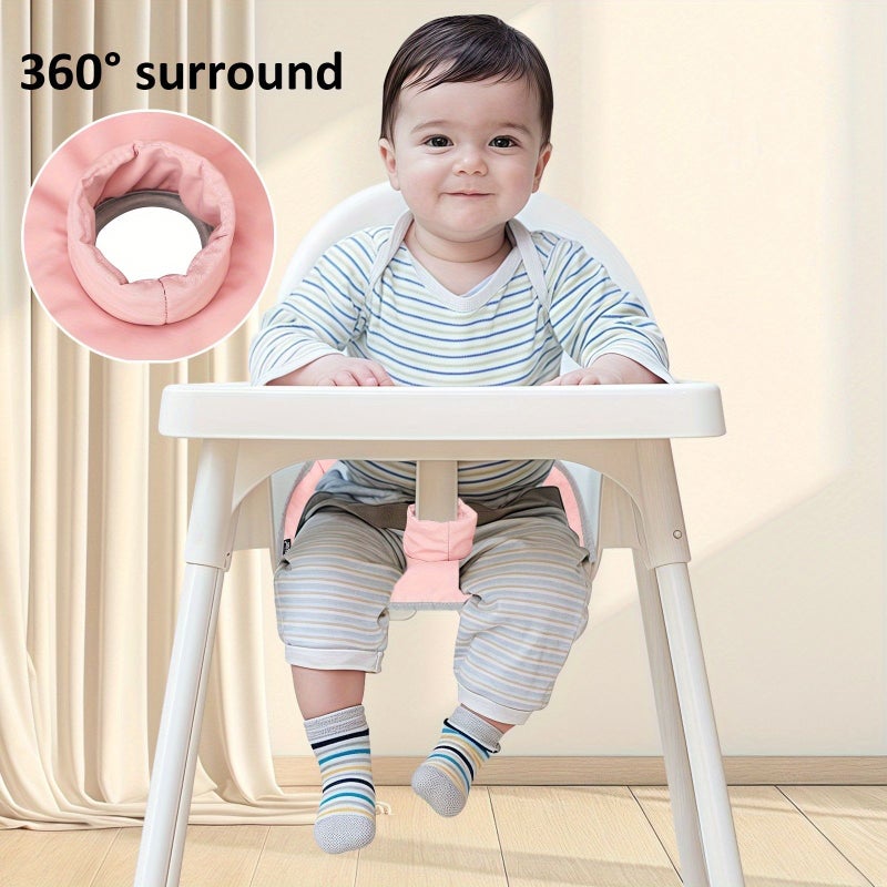 1pc Baby Car Seat Cushion Absorbent Leak Proof Dining Chair Mat Polyester Material Easy To Clean Suitable For Most Car Seats Strollers High Chairs All Season Use Black Home And Travel Essential - Image 1