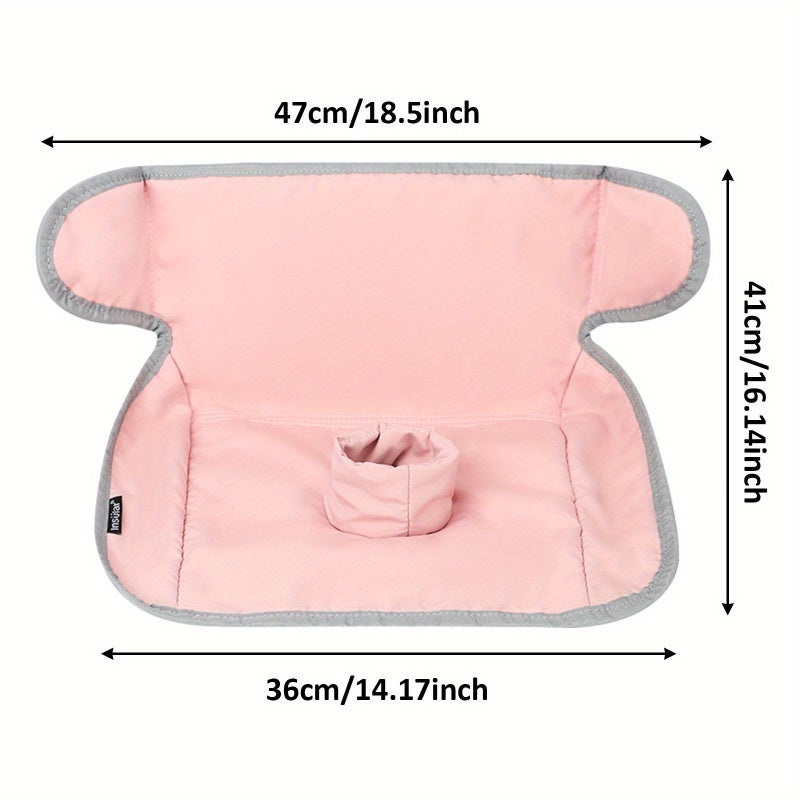 1pc Baby Car Seat Cushion Absorbent Leak Proof Dining Chair Mat Polyester Material Easy To Clean Suitable For Most Car Seats Strollers High Chairs All Season Use Black Home And Travel Essential - Image 3