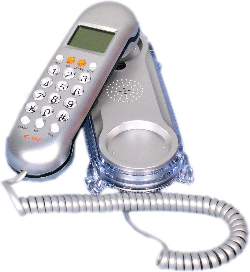 JIGVA KX-T 666LCD Caller ID Landline Phone Telephone Corded Phone for Office and Home Purpose Oriental -Multi Color (666) - Image 1
