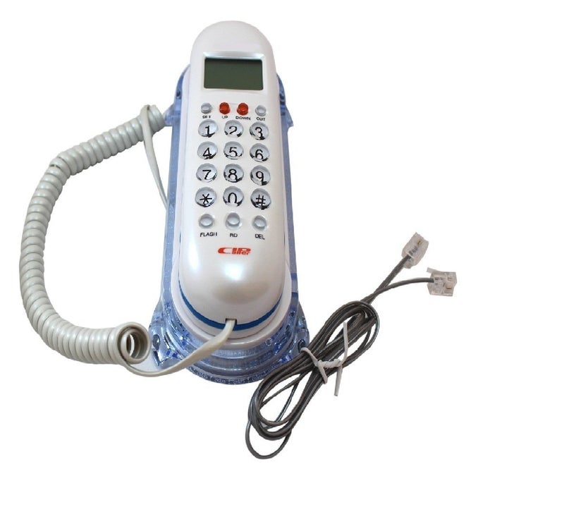 JIGVA KX-T 666LCD Caller ID Landline Phone Telephone Corded Phone for Office and Home Purpose Oriental -Multi Color (666) - Image 5