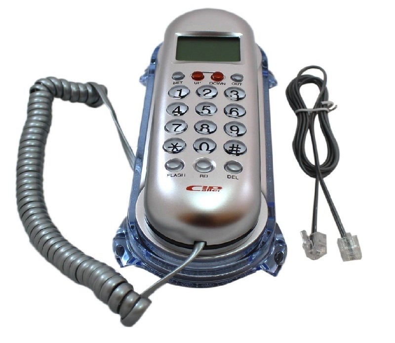 JIGVA KX-T 666LCD Caller ID Landline Phone Telephone Corded Phone for Office and Home Purpose Oriental -Multi Color (666) - Image 2