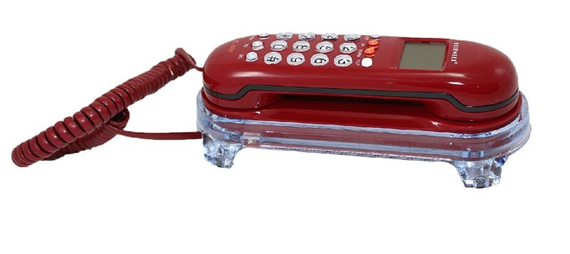 JIGVA KX-T 666LCD Caller ID Landline Phone Telephone Corded Phone for Office and Home Purpose Oriental -Multi Color (666) - Image 4