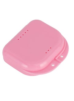 Generic Retainer Case with Vent Holes, Mouth Guard Case Dental Storage Container Aligner Case,Pink 
