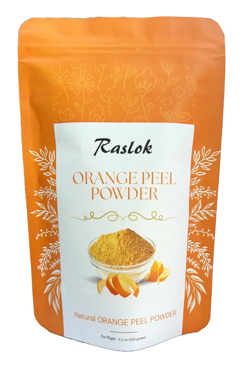 Pure Orange Peel Powder  Natural Orange Peel Citrus Aurantium Powder to be Used in Face Packs 352 Oz