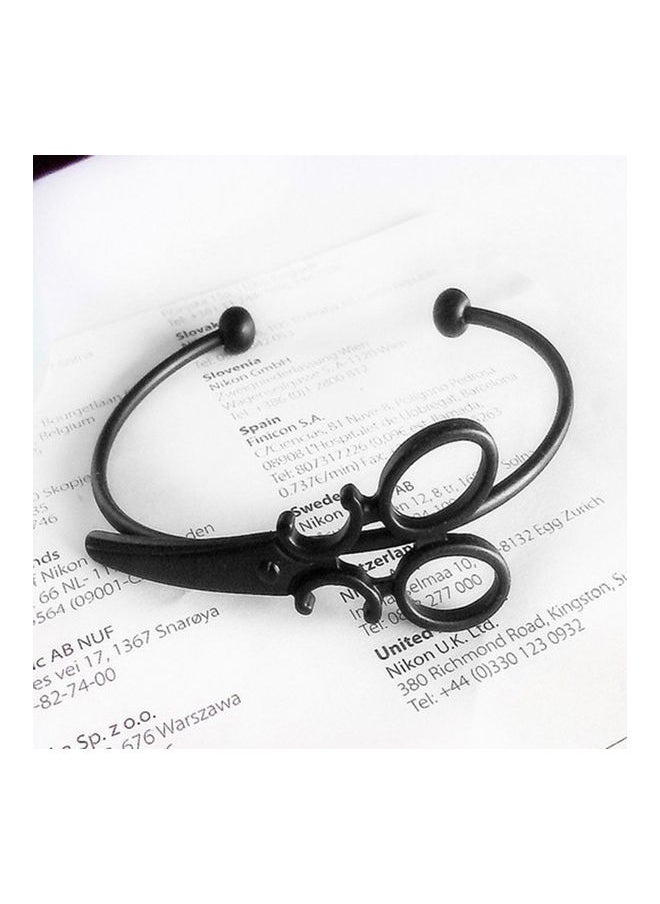 NIBEMINENT - Cuff Bracelet Mini Scissors Charm Bangle - Image 1