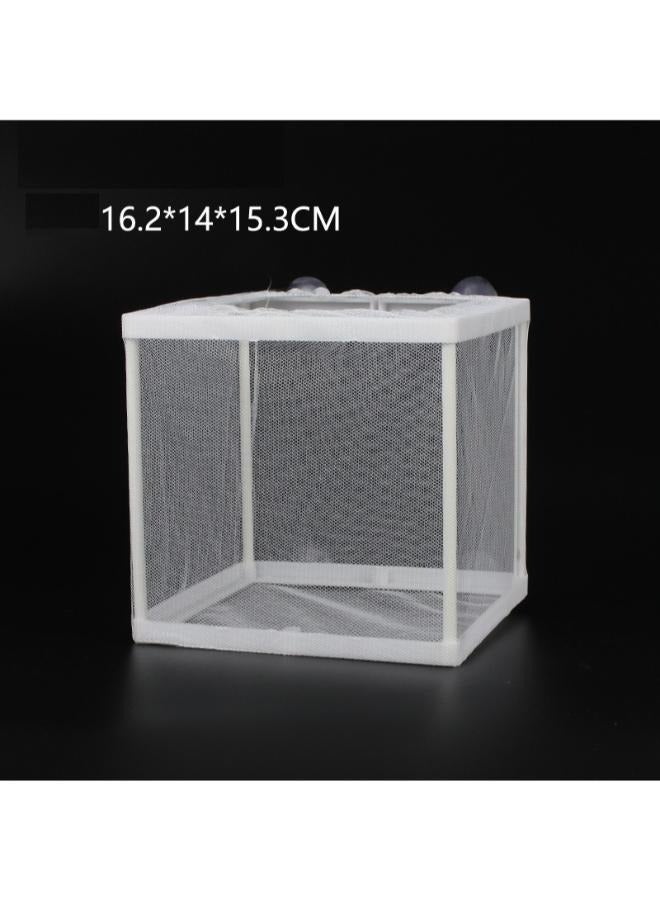 صندوق مربي حوض السمك-صندوق تربية الأسماك شبكة نايلون السمك المقلي صندوق مربي التفريخ العائمة شبكة فصل العزل - Image 2