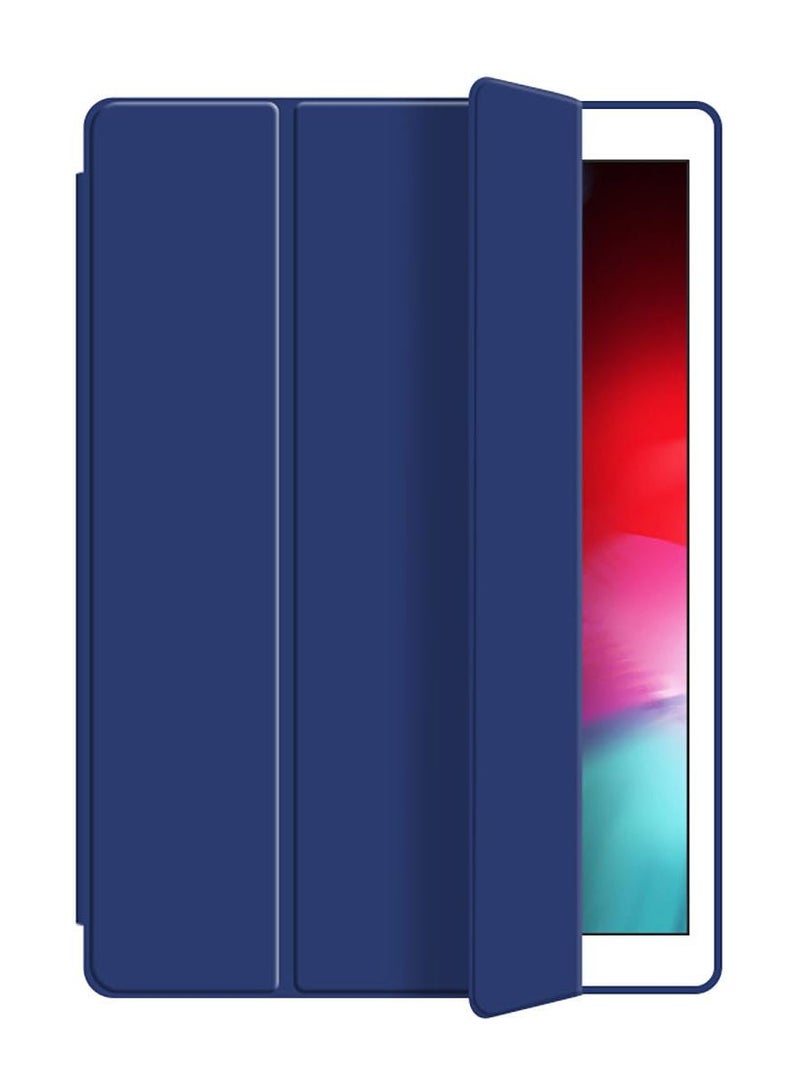 for iPad Air 13 inch (2024 6th M2 / 2025 7th M3 / 2026 8th M4) / ipad Pro 12.9 inch (22/21/20/18) Case Cover, Auto Wake/Sleep, Comfortable Skin Touch, Slim Trifold Stand Protective Cover with Soft TPU Back,Deep Blue - Image 1