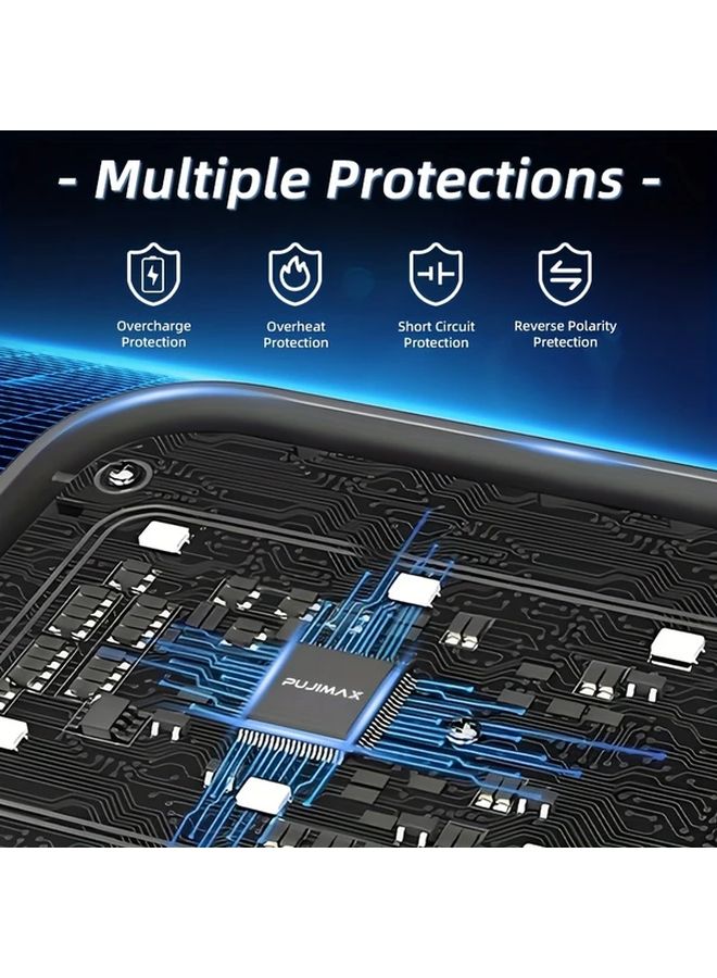 Pujimax 8 AA Rechargeable Lithium Batteries 4255mWh with 8 Slot USB C Fast Charger - Image 4