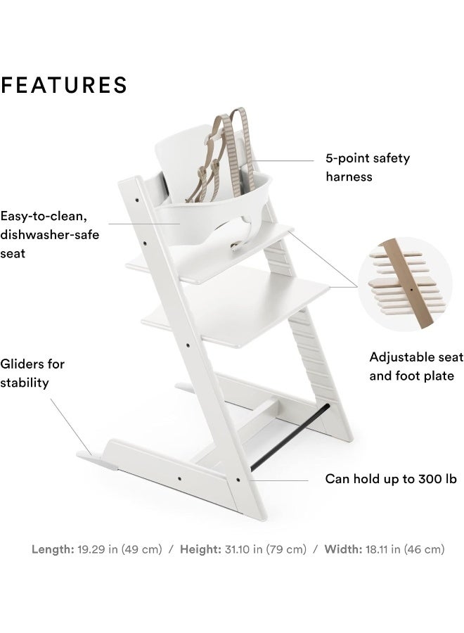 STOKKE Tripp Trapp Baby Set - White - Image 4