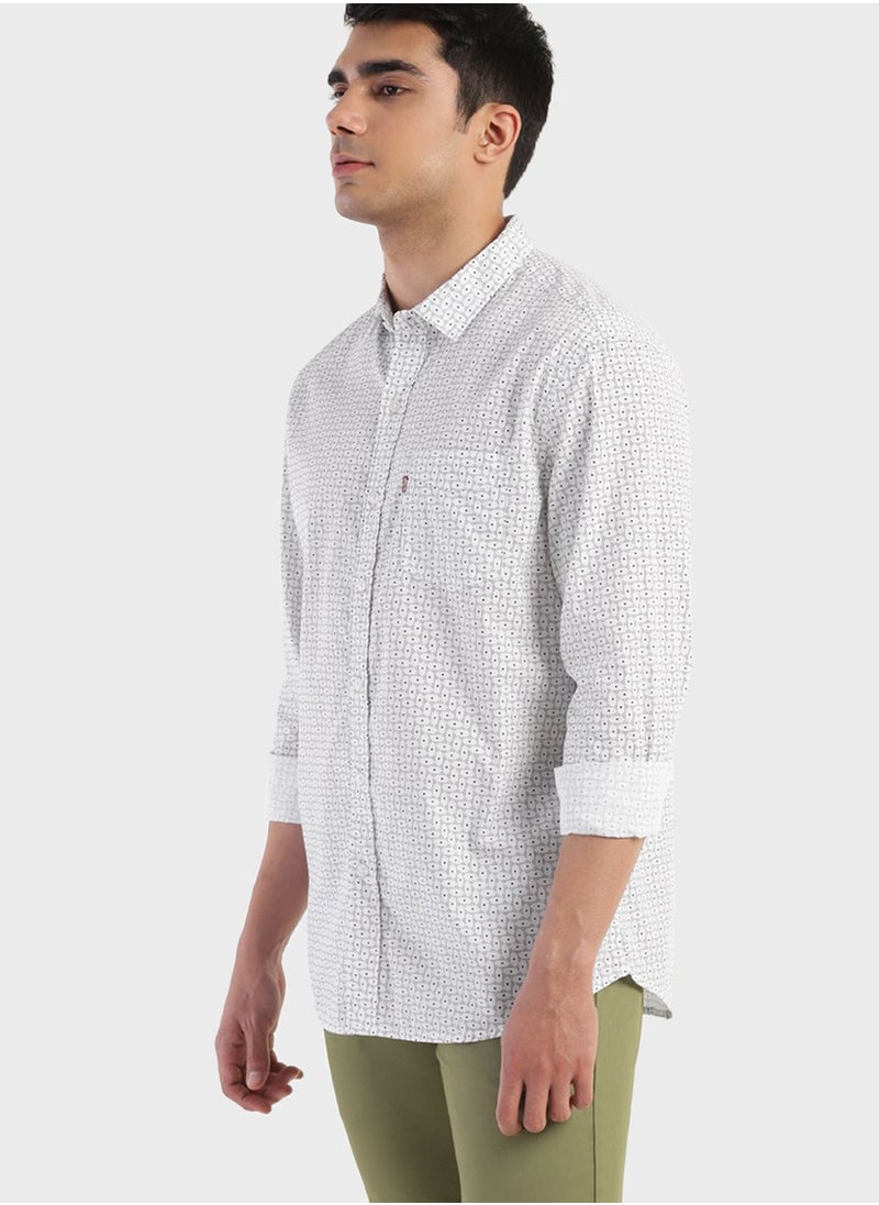 Levi's - Geometric Print Regular Fit Shirt - Image 1