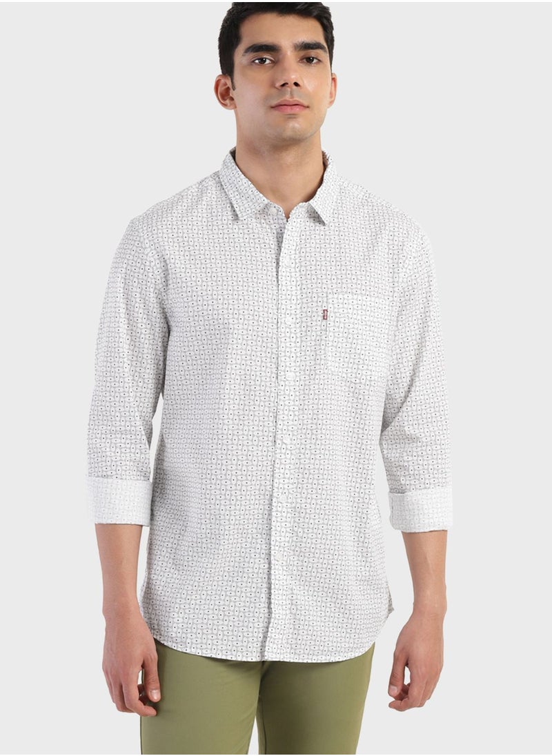 Levi's - Geometric Print Regular Fit Shirt - Image 1