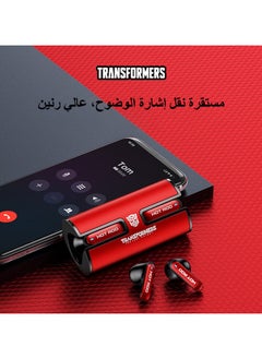 TRANSFORMERS Transformers TF-T02 TWS Wireless Headphones Bluetooth 5.3 Bumblebee Yellow Game Sports  - Image 4