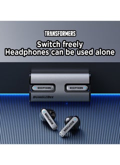 TRANSFORMERS Transformers TF-T02 TWS Wireless Headphones Bluetooth 5.3 Bumblebee Yellow Game Sports  - Image 5