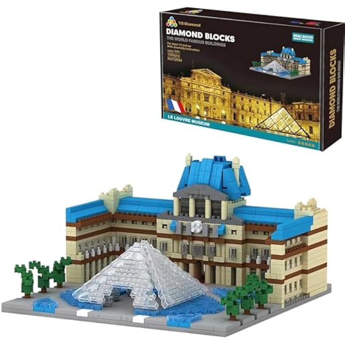 MINI SO MINICITY - LOUVRE MUSEUM BUILDING BLOCKS (1392 PCS) - UNLEASH YOUR INNER ARCHITECTURAL GENIUS!