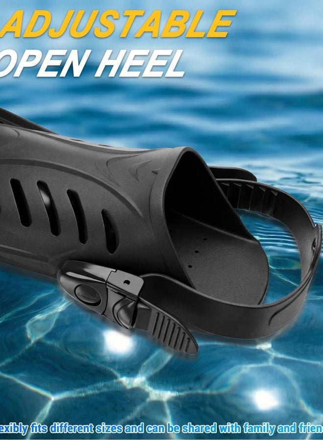 SACBOLA Diving fins Snorkeling Gear for Adults Snorkel fins ，Swim fins Open, Adjustable, Men, Women, Children, Swim Flippers - Image 4