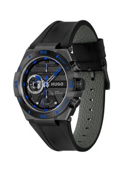 HUGO BOSS Men's Analog Round Shape Leather Wrist Watch 1530341 - 46 Mm  - Image 1
