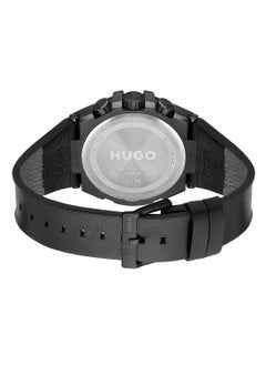 HUGO BOSS Men's Analog Round Shape Leather Wrist Watch 1530341 - 46 Mm  - Image 2