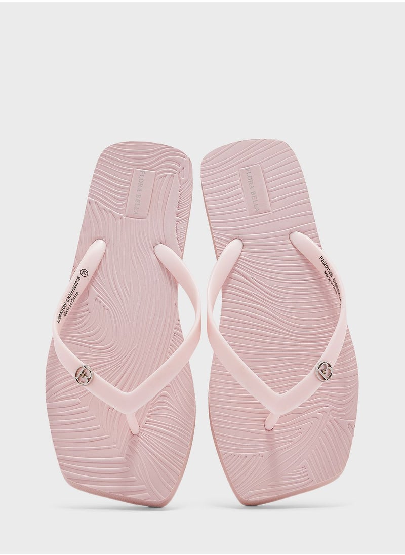 shoexpress - T Bar Flip Flops - Image 1