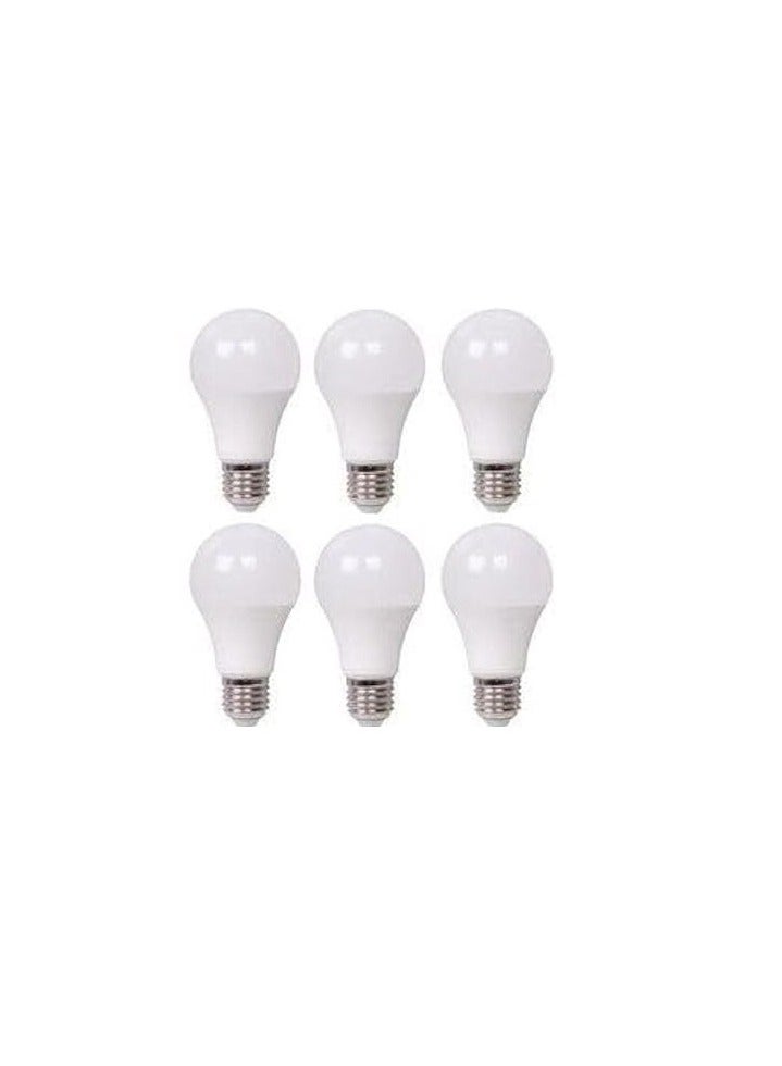 LED bulb - 12 watt - white - 6 pieces