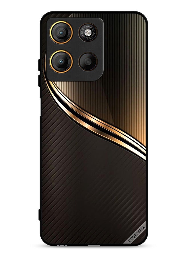 Covernex Motorola Moto G15 Protective Case Cover Steel Pattern