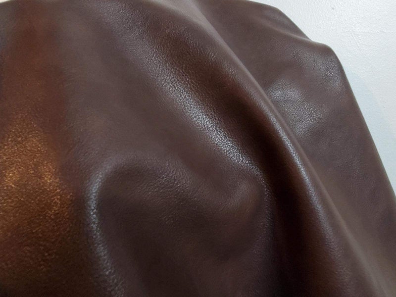 NAT Leathers | Brown pebblegrain Soft Faux Vegan Leather PU (Peta Approved Vegan) | 1 Yard (36 inch x 54 inch Wide) Cut by Yard | Synthetic Pleather 0.9 mm Nappa Upholstery | 36"x54" - Image 5