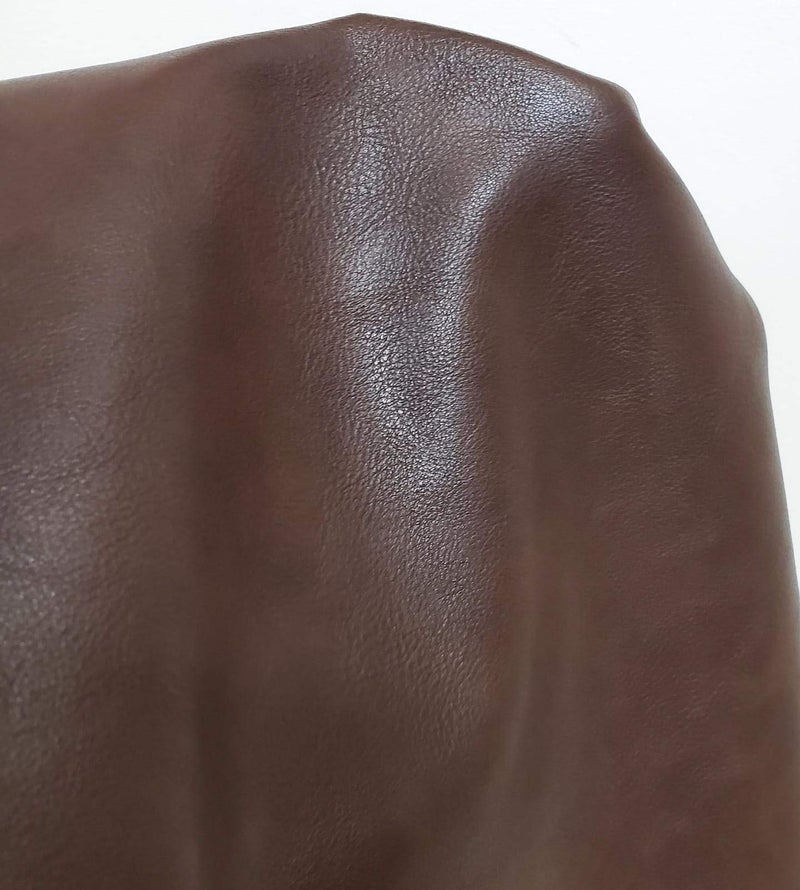 NAT Leathers | Brown pebblegrain Soft Faux Vegan Leather PU (Peta Approved Vegan) | 1 Yard (36 inch x 54 inch Wide) Cut by Yard | Synthetic Pleather 0.9 mm Nappa Upholstery | 36"x54" - Image 1