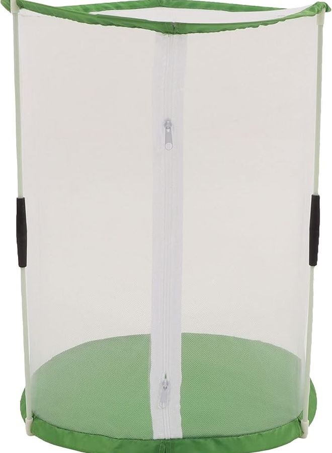 قفص موطن فراشة شبكي شفاف محمول لمراقبة الحشرات الصغيرة - Image 2