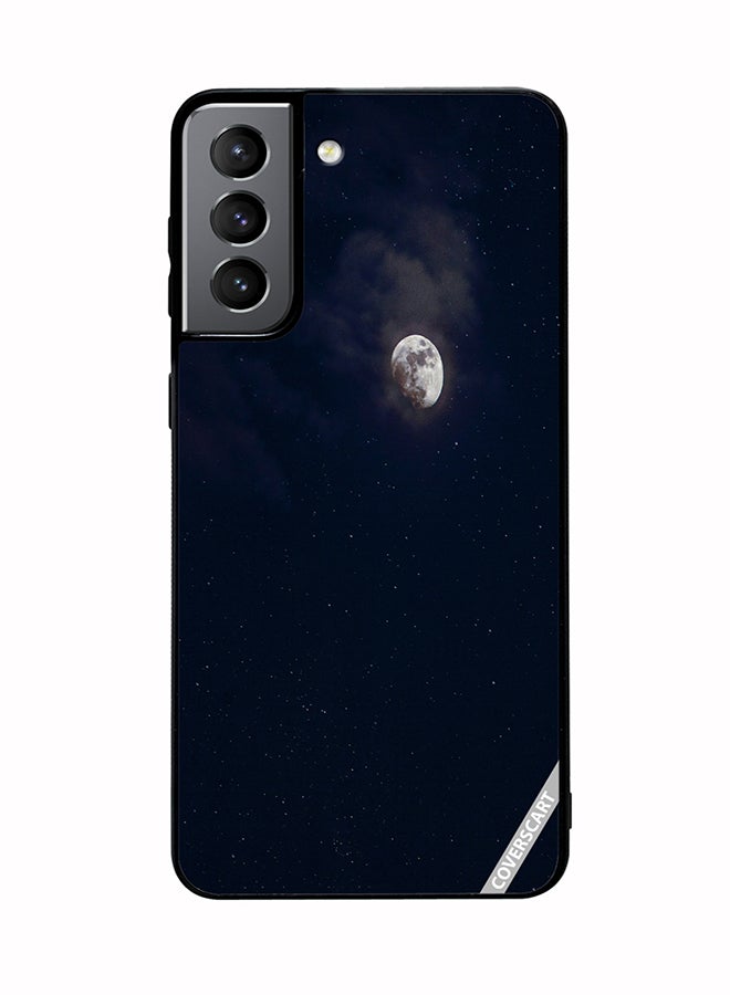 COVERSCART Protective Case Cover For Samsung Galaxy S21 5G Night Moon Design Multicolour
