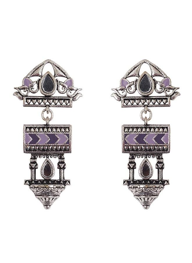 VOYLLA Antique Elegance Traditional Collar Jewellery Set  - Image 4