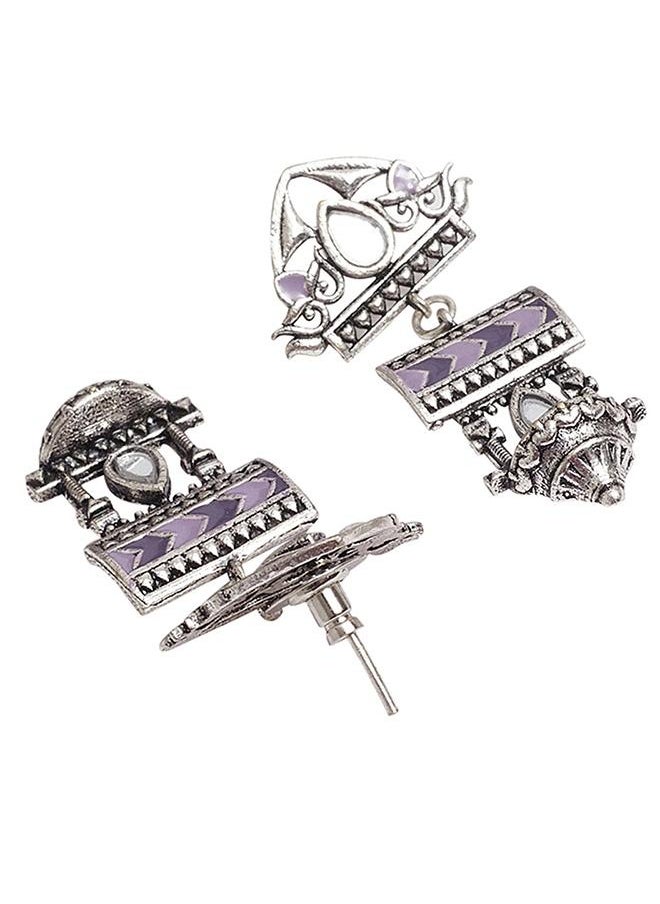 VOYLLA Antique Elegance Traditional Collar Jewellery Set  - Image 5