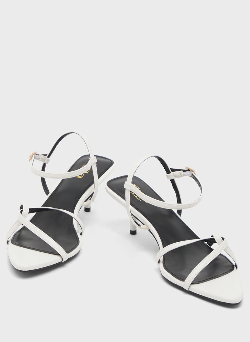 ELLA Mid Stiletto Heel Sandle - Image 4