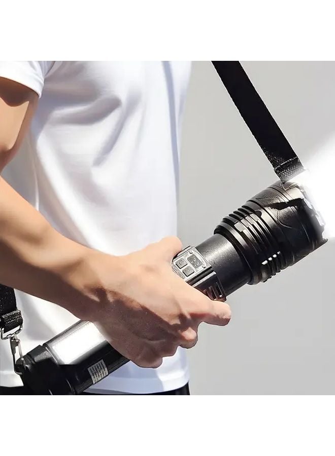7800mAh Super Bright 3600LM Flashlight Digital Display Telescopic Zoom Camping Outdoor - Image 4